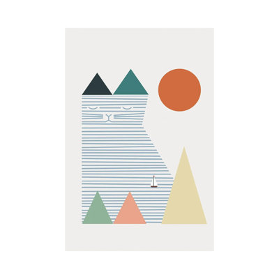 Cat Landscape LIII by Lim Heng Swee - Wrapped Canvas Print