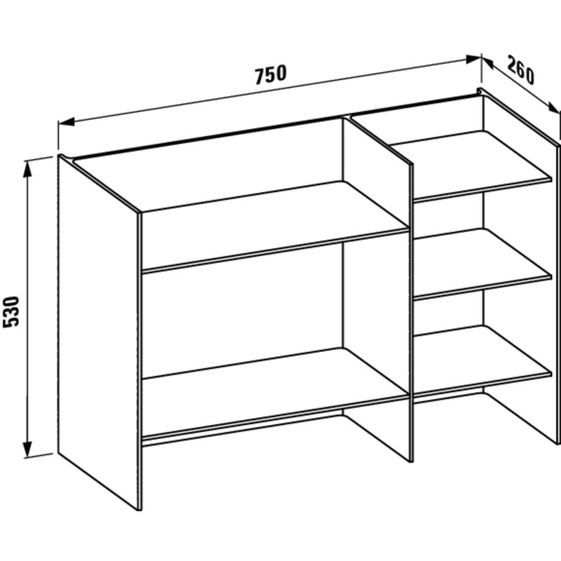 Kartell Sound Rack, Transparent Crystal