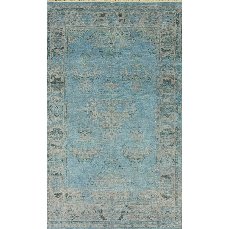 Mentasta Hand Knotted Indoor Rug, 5' x 8'