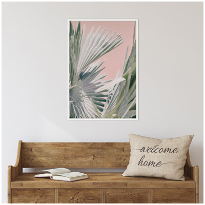 «Tropical Pink Bismarck» par Alicia Bock, reproduction d'art sur toile encadrée