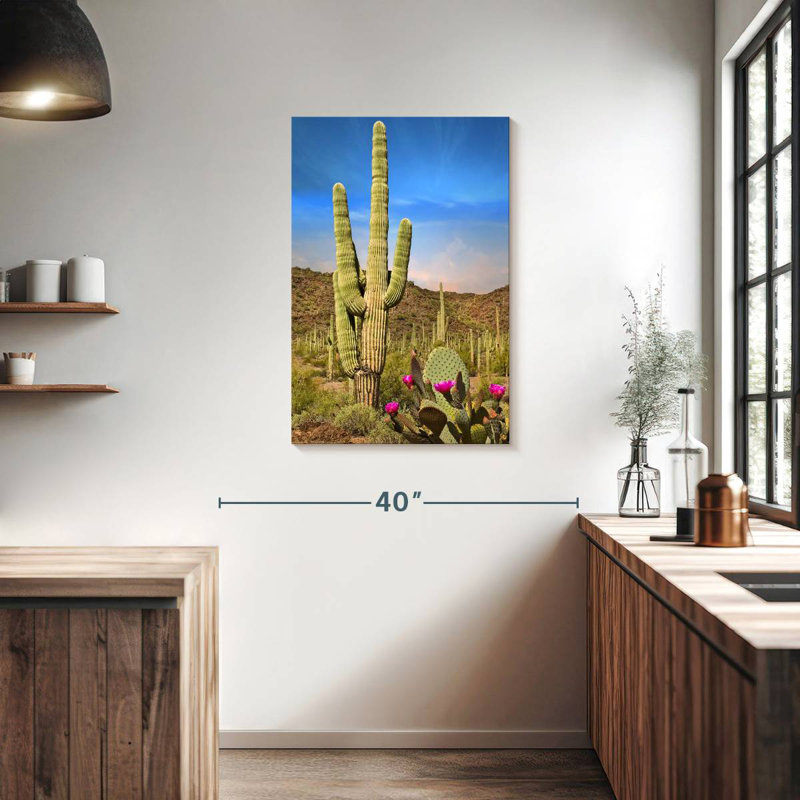 Harnek Saguaro et figuier de Barbarie cactus, H 36 po x l 24 po