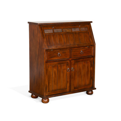 Katsuji Solid Wood Solid Wood Armoire Desk