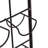 22.8x5.5x28.7" Black Floating Coffee Bar Shelf with Coffee Pod Holder, Hooks and Storage Shelf