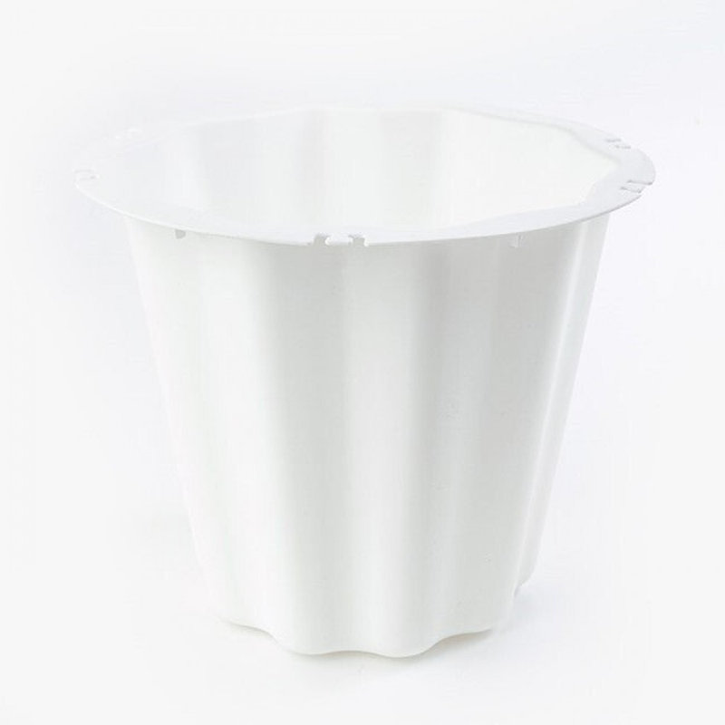 Versa Pot Planter, White, 8.5" H x 8.5" W x 7.5" D