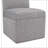 Grey Fabric Armless Chair