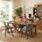 Modern Dining Chairs Faux Leather Upholstered Kitchen Chairs Side Chair With Metal Legs-51228637