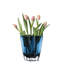 Verre - Vase - Conception à chevrons - Durable - Fabriqué en Europe - par Barski-116483110-125490175