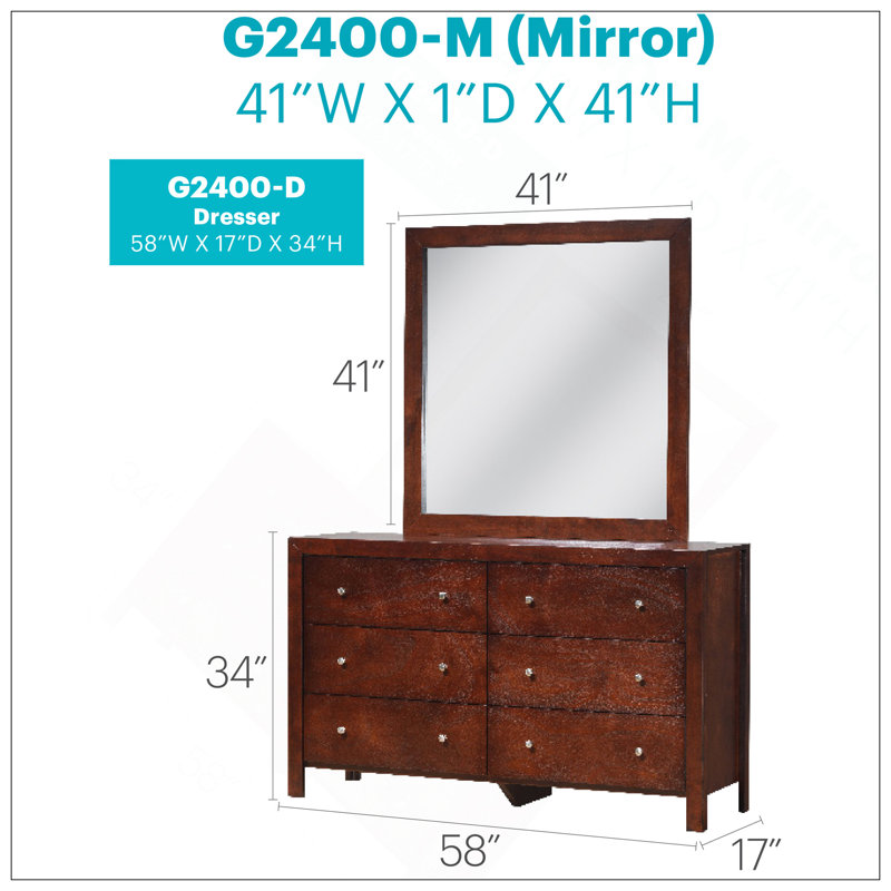 Commode Burlington, cerise, Cerisier