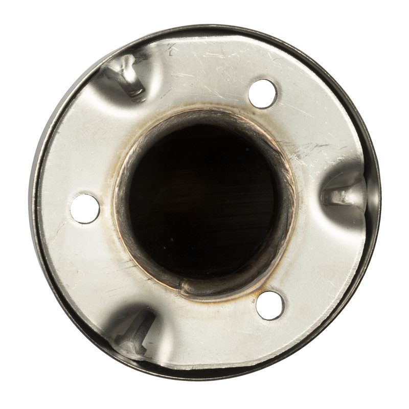 Stainless Steel Grab Bar with Concealed Flange, 18" W, Peened Stainless Steel