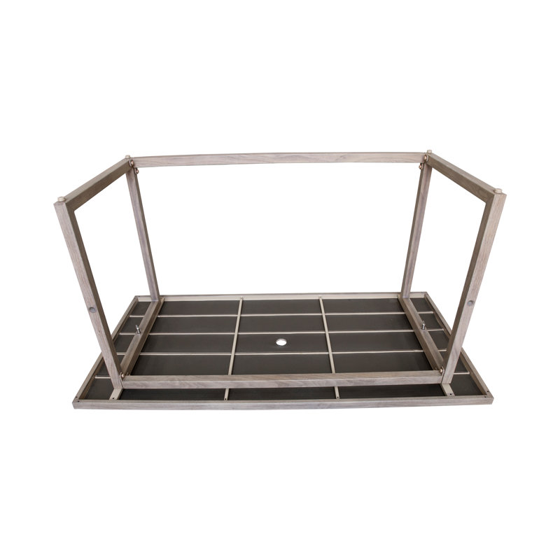 Élégant ensemble modulaire d'extérieur canapé repose-pieds table convertible en oléfine de qualité supérieure en résine tressée