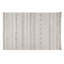 Early Hours Cotton Striped Area Rug in Gray/Natural