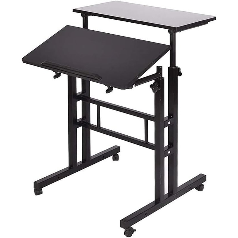 Adjustable Computer Desk, Black