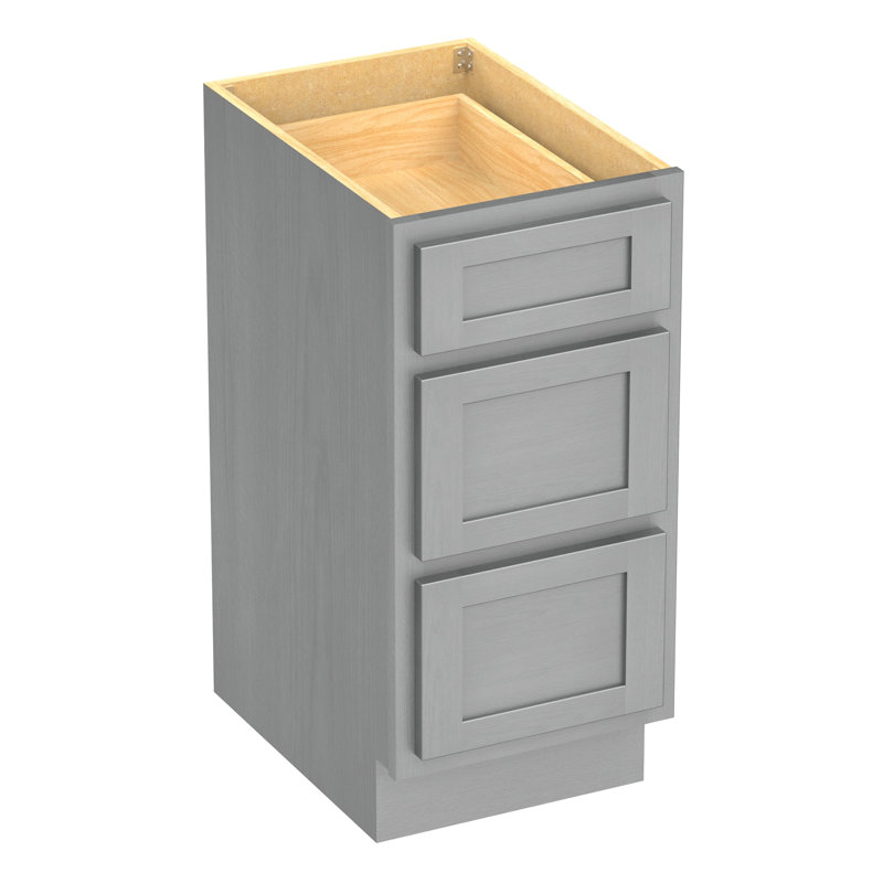 Base de meuble-lavabo simple Hibbard seulement, H 32,5 po x l 15 po x p 21 po, Argent