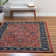 Tapis oriental noir / rouge Abisha
