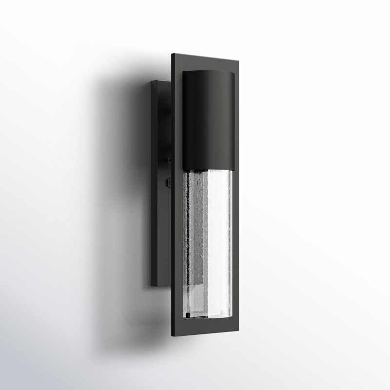 Dwell LED Outdoor Sconce, Black, Incandescent, Medium