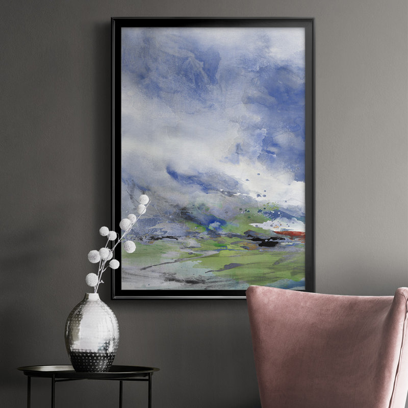 Spring Air - impression d'un seul cadre photo, Cadre noir, H 24,5 po x l 18,5 po x P 1,25 po