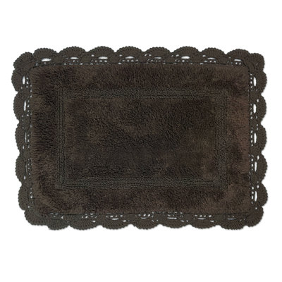 Tapis pour salle de bain en crochet