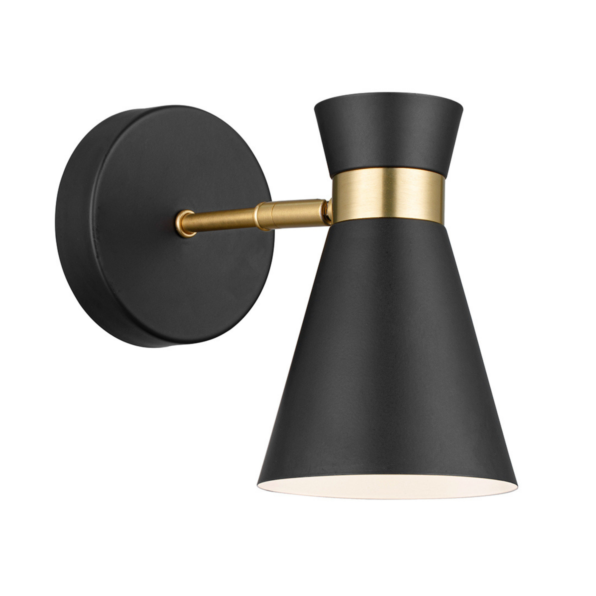 Prominence Home 2-Pack Battery-Operated LED Wall Sconce Matte Black ...