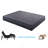 Bed Mattress Gel-Infused Memory Foam Hybrid Mattress, Dark Gray, Mattress In A Box-490701224-490701230