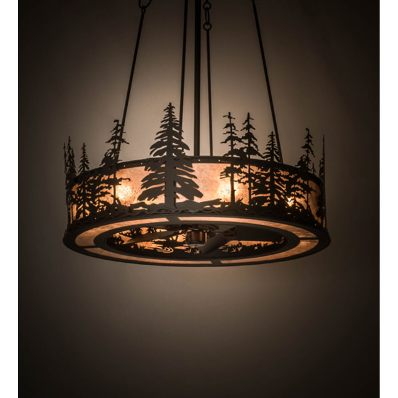Tall Pines Downrod Ceiling Fan
