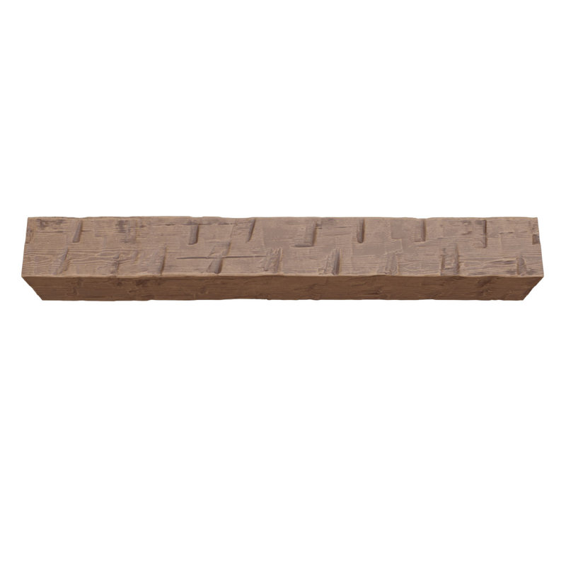 96-Inch Warm Caramel Faux Wood Beam