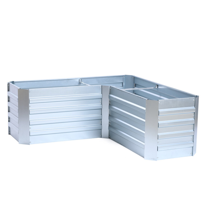 Lit de jardin surélevé en acier 4 pi x 4 pi Lacombe