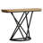 41.33" Console Table With Metal Geometric Base For Entryway, Living Room