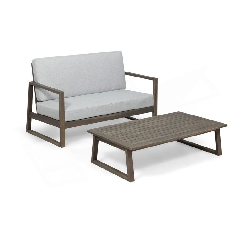 BELGIAN LOVESEAT  COFFEE TABLE