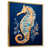 Toile avec cadre flottant or