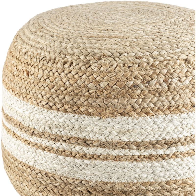 Repose-pieds Edyth Bennison, Jute blanc