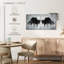«Black Fallen Angel Wings», reproduction sur toile-315325403