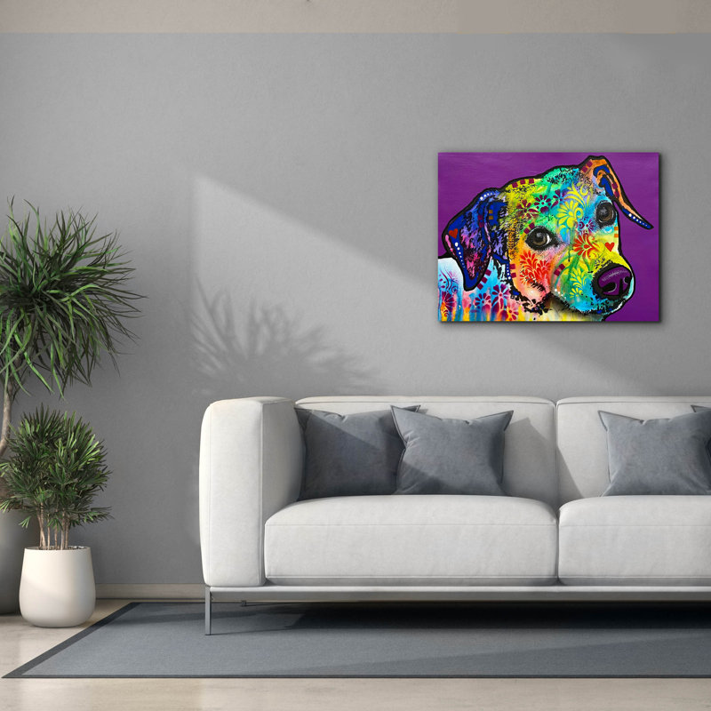 'Peanut' by Dean Russo Canvas Wall Art, 26" H x 34" W x 1.5" D