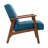 Gilene Fabric Accent Chair with Beechwood Legs-1446923544