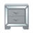 Murry G004800-N Nightstand , Silver