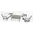 Vineyard 6-Piece Deep Seating Set-126619387-126619383