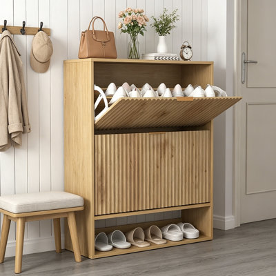 20 Pair Shoe Storage Cabinet