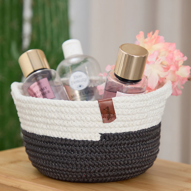 Panier décoratif 100% jute