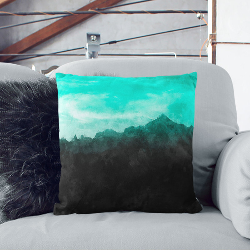 Sky Painting Cushion with Filling, 55cm H x 55cm W x 20cm D