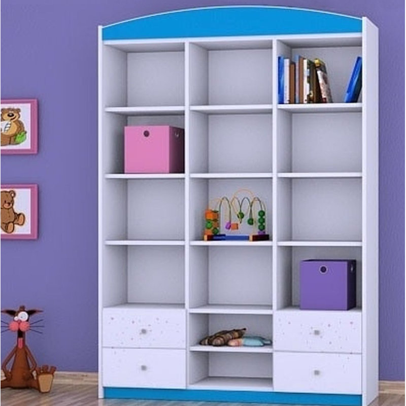Phoenix 183cm H X 132cm W Kids Cube, Blue