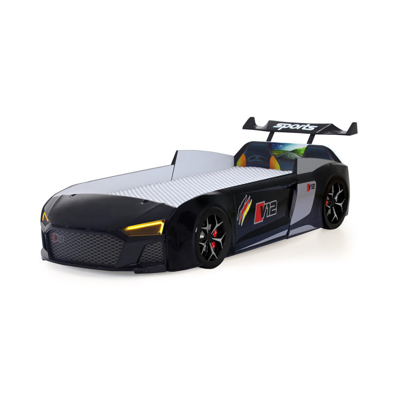 Lit standard simple Tori Cars, Noir