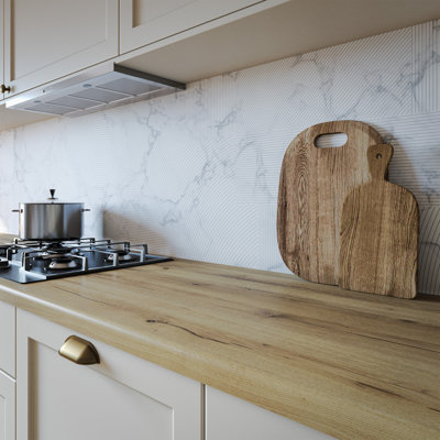 Marble Arc Aluminium Kitchen Splashback