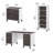 Magomed 3 Piece Computer Desk Office Set-1431211874
