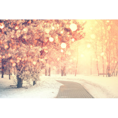 Christmas Christmas, Christmas Lights par Dimarik - Photographie sur toile tendue