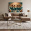 Hawaïen dansant, Hula, chiffres, toile grise, art mural-1079094699