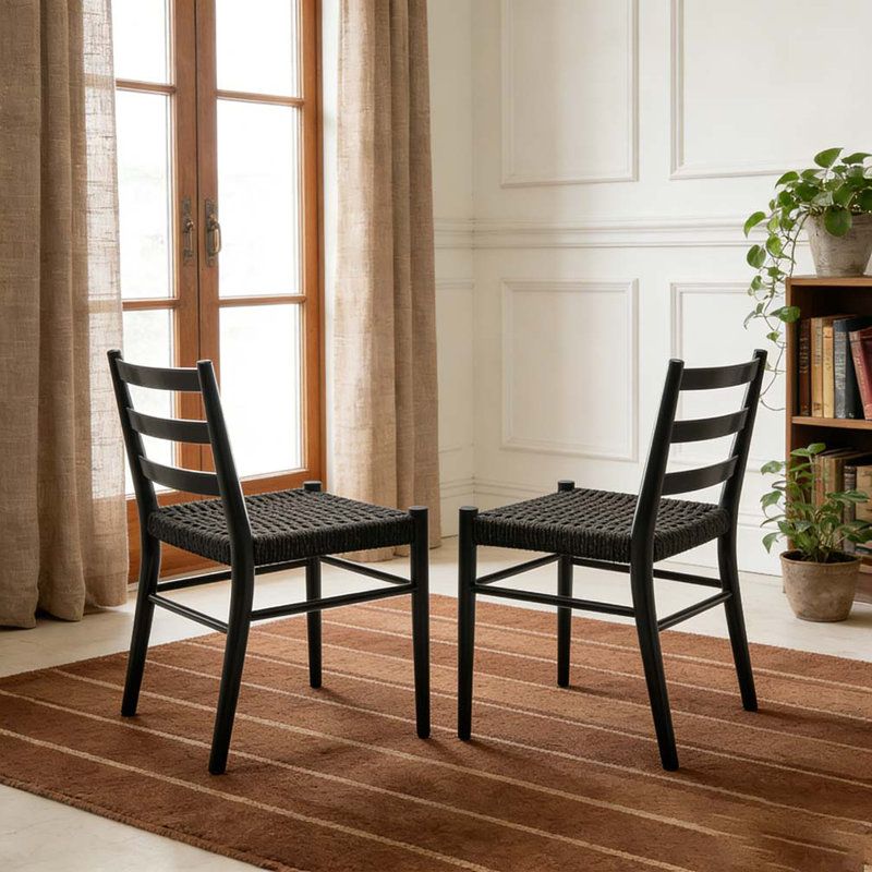 Dining Chairs Set, Black