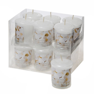 Ensemble de bougies votives 12 pièces