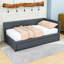 Lit de jour moderne rembourré avec lit gigogne simple-764344250-764000458
