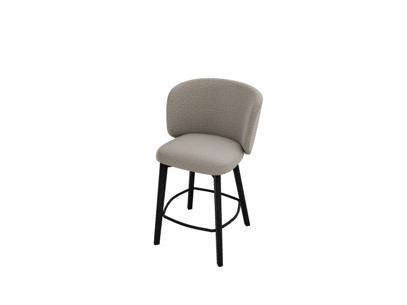 Tabourets Sweel, Matt Black, Sable