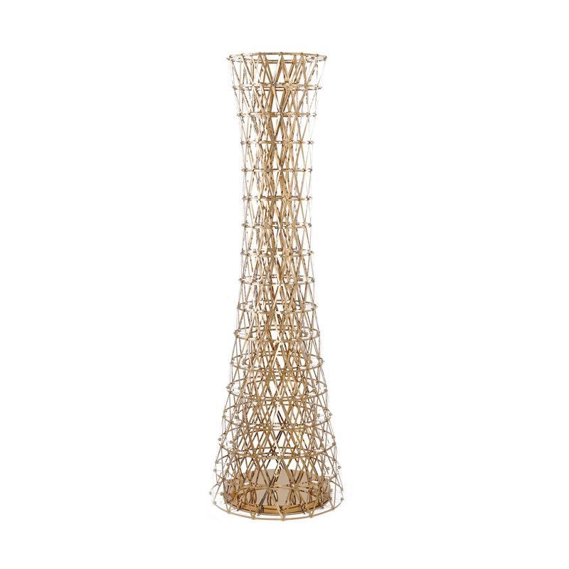 63" LED Column Floor Lamp, Gold