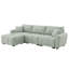 Canapé modulaire en tissu Boucle-1548766109